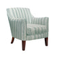 David Seyfried Cadogan chair in Fermoie Ticking TICK-008 fabric. Showroom clearance