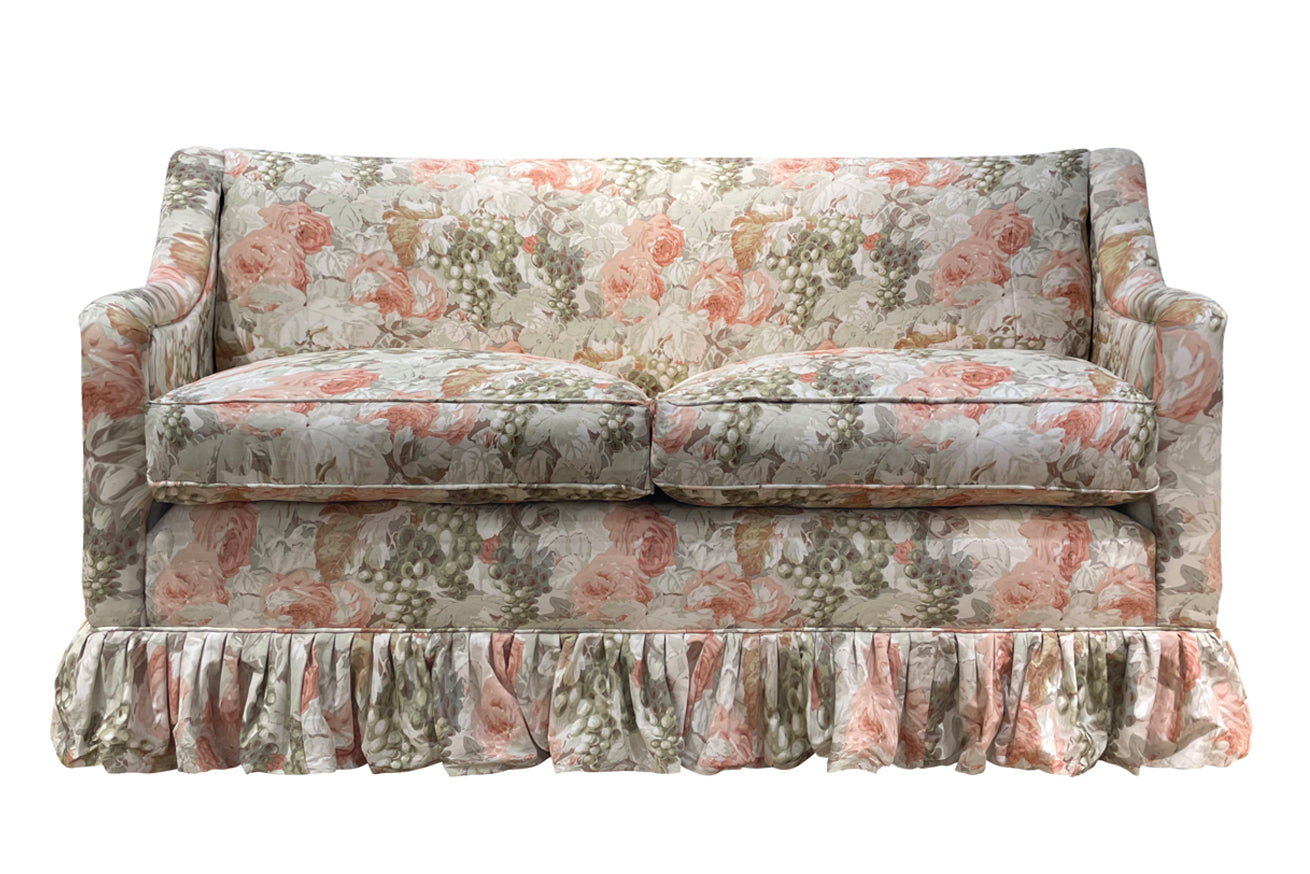 David Seyfried Munro 2.5 Seater Sofa in Bennison Rosevine fabric. Showroom Clearance