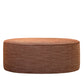 David Seyfried Oval Stool (Large) in Marvic Egmont 5808-11 Sienna fabric. Showroom Clearance.