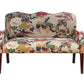 David Seyfried Wave Bench in The Design Archives Grand Floral fabric. Showroom Clearance.