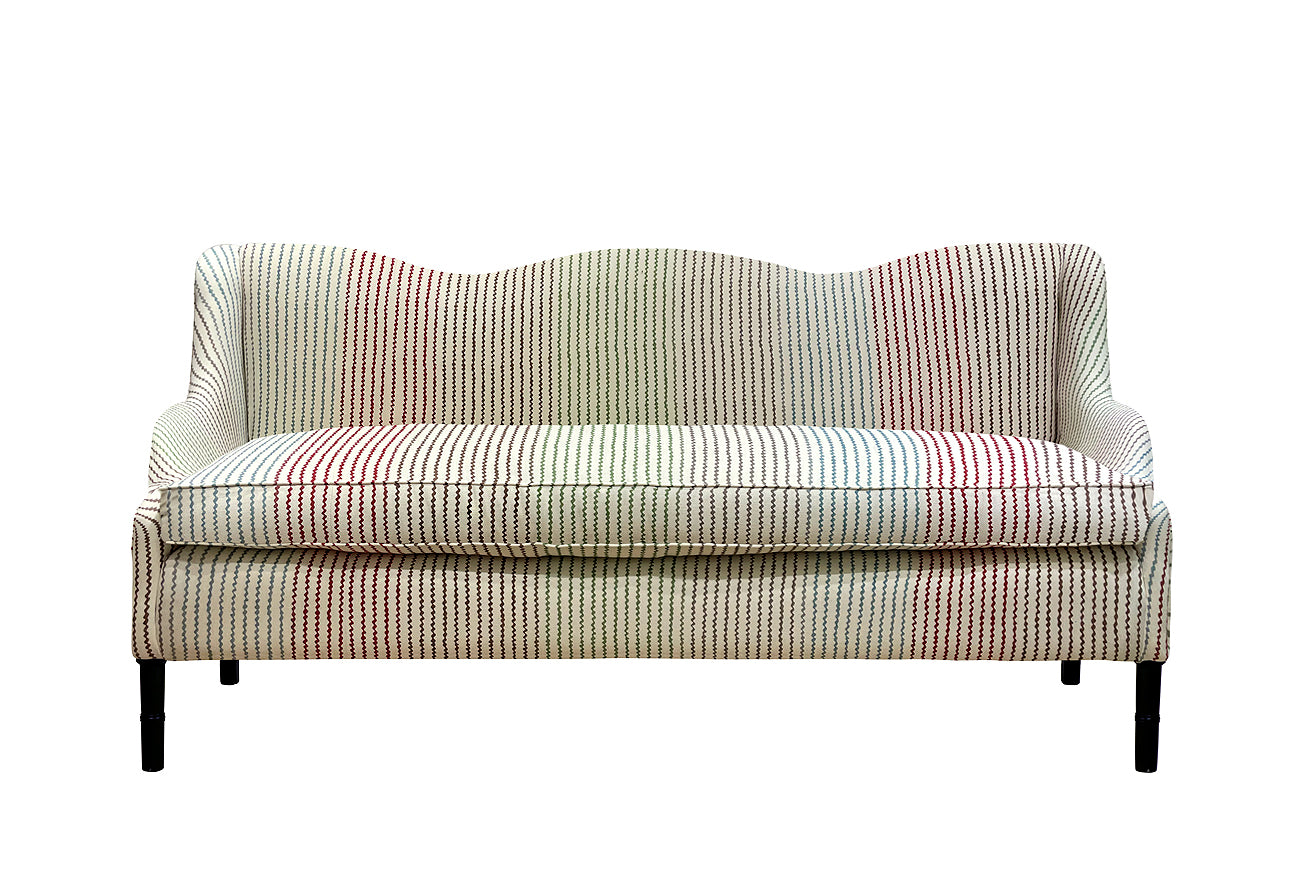 David Seyfried Wave sofa in Nicky Haslam Zephyr Multi fabric